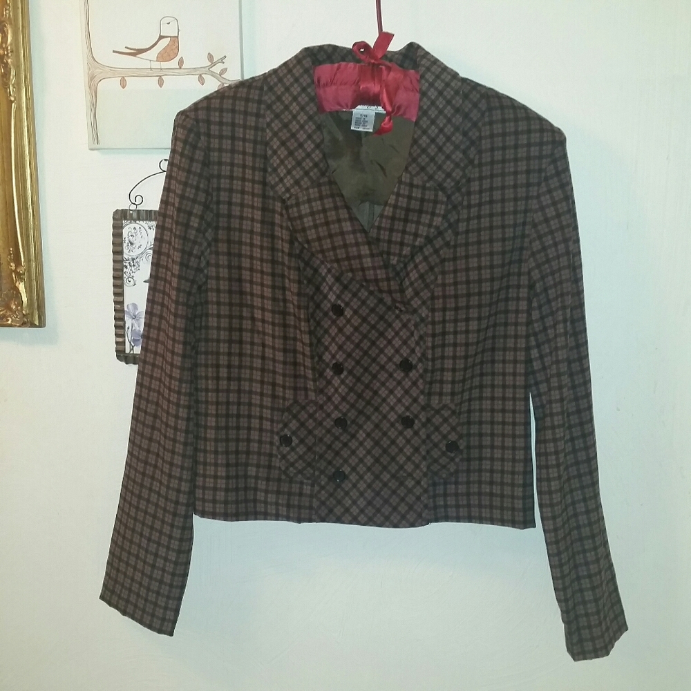 Plaid jacket / blazer, Jr. 9 /10